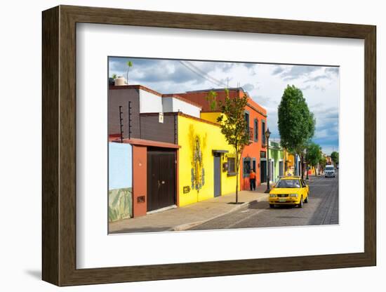 ¡Viva Mexico! Collection - Colorful Mexican Street - Oaxaca-Philippe Hugonnard-Framed Photographic Print