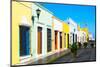 ¡Viva Mexico! Collection - Colorful Street Campeche-Philippe Hugonnard-Mounted Photographic Print