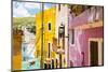 ¡Viva Mexico! Collection - Colorful Street - Guanajuato II-Philippe Hugonnard-Mounted Photographic Print