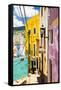 ¡Viva Mexico! Collection - Colorful Street - Guanajuato III-Philippe Hugonnard-Framed Stretched Canvas