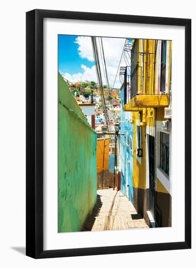 ¡Viva Mexico! Collection - Colorful Street - Guanajuato IV-Philippe Hugonnard-Framed Photographic Print