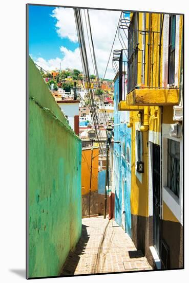 ¡Viva Mexico! Collection - Colorful Street - Guanajuato IV-Philippe Hugonnard-Mounted Photographic Print