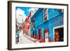 ?Viva Mexico! Collection - Colorful Street - Guanajuato V-Philippe Hugonnard-Framed Photographic Print