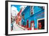 ?Viva Mexico! Collection - Colorful Street - Guanajuato V-Philippe Hugonnard-Framed Photographic Print