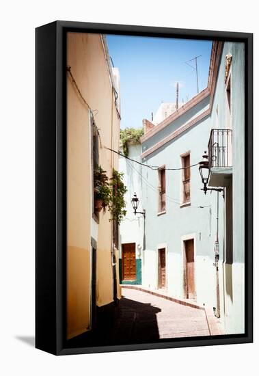 ¡Viva Mexico! Collection - Colorful Street - Guanajuato VII-Philippe Hugonnard-Framed Stretched Canvas