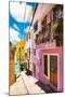 ¡Viva Mexico! Collection - Colorful Street - Guanajuato-Philippe Hugonnard-Mounted Photographic Print