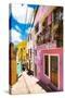 ¡Viva Mexico! Collection - Colorful Street - Guanajuato-Philippe Hugonnard-Stretched Canvas