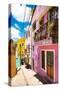 ¡Viva Mexico! Collection - Colorful Street - Guanajuato-Philippe Hugonnard-Stretched Canvas