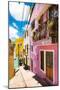 ¡Viva Mexico! Collection - Colorful Street - Guanajuato-Philippe Hugonnard-Mounted Photographic Print