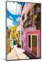 ¡Viva Mexico! Collection - Colorful Street - Guanajuato-Philippe Hugonnard-Mounted Photographic Print