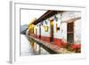 ¡Viva Mexico! Collection - Colorful Street on a Sunday afternoon-Philippe Hugonnard-Framed Photographic Print