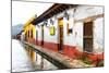 ¡Viva Mexico! Collection - Colorful Street on a Sunday afternoon-Philippe Hugonnard-Mounted Photographic Print