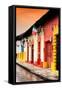 ¡Viva Mexico! Collection - Colorful Street Scene at Sunset II-Philippe Hugonnard-Framed Stretched Canvas