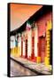 ¡Viva Mexico! Collection - Colorful Street Scene at Sunset II-Philippe Hugonnard-Framed Stretched Canvas