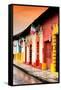 ¡Viva Mexico! Collection - Colorful Street Scene at Sunset II-Philippe Hugonnard-Framed Stretched Canvas