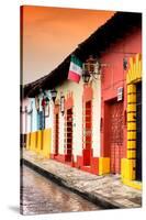 ¡Viva Mexico! Collection - Colorful Street Scene at Sunset II-Philippe Hugonnard-Stretched Canvas