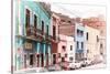 ¡Viva Mexico! Collection - Colorful Street Scene - Guanajuato II-Philippe Hugonnard-Stretched Canvas