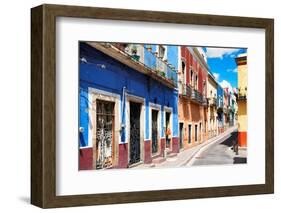 ¡Viva Mexico! Collection - Colorful Street Scene - Guanajuato III-Philippe Hugonnard-Framed Photographic Print