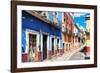 ¡Viva Mexico! Collection - Colorful Street Scene - Guanajuato III-Philippe Hugonnard-Framed Photographic Print