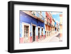 ¡Viva Mexico! Collection - Colorful Street Scene - Guanajuato IV-Philippe Hugonnard-Framed Photographic Print