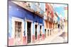 ¡Viva Mexico! Collection - Colorful Street Scene - Guanajuato IV-Philippe Hugonnard-Mounted Photographic Print