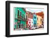 ¡Viva Mexico! Collection - Colorful Street Scene - Guanajuato-Philippe Hugonnard-Framed Photographic Print