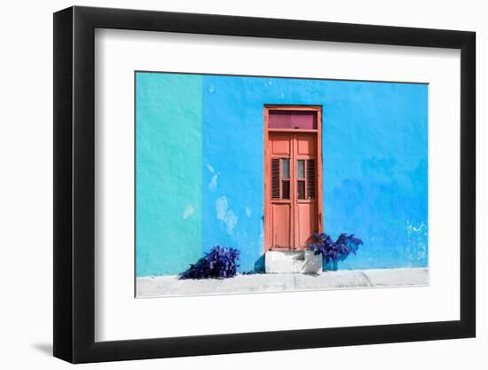 ¡Viva Mexico! Collection - Colorful Street Wall II-Philippe Hugonnard-Framed Photographic Print