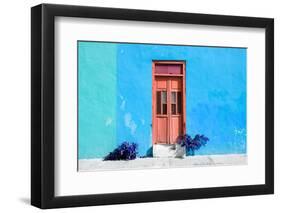 ¡Viva Mexico! Collection - Colorful Street Wall II-Philippe Hugonnard-Framed Photographic Print