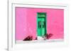 ¡Viva Mexico! Collection - Colorful Street Wall III-Philippe Hugonnard-Framed Photographic Print