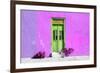 ¡Viva Mexico! Collection - Colorful Street Wall V-Philippe Hugonnard-Framed Photographic Print