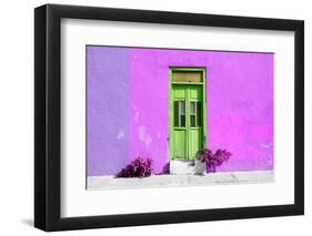 ¡Viva Mexico! Collection - Colorful Street Wall V-Philippe Hugonnard-Framed Photographic Print