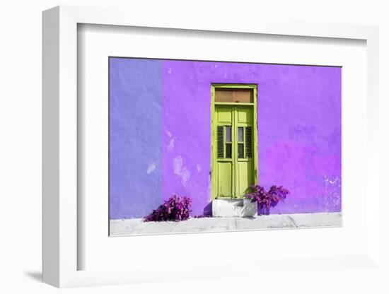 ¡Viva Mexico! Collection - Colorful Street Wall VII-Philippe Hugonnard-Framed Photographic Print