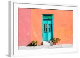 ¡Viva Mexico! Collection - Colorful Street Wall VIII-Philippe Hugonnard-Framed Photographic Print
