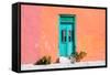 ¡Viva Mexico! Collection - Colorful Street Wall VIII-Philippe Hugonnard-Framed Stretched Canvas