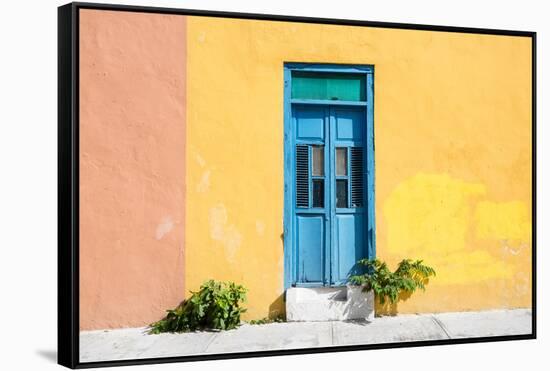 ¡Viva Mexico! Collection - Colorful Street Wall-Philippe Hugonnard-Framed Stretched Canvas