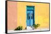 ¡Viva Mexico! Collection - Colorful Street Wall-Philippe Hugonnard-Framed Stretched Canvas