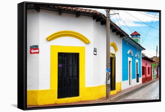 ¡Viva Mexico! Collection - Colorful Street-Philippe Hugonnard-Framed Stretched Canvas