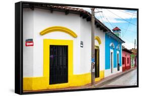¡Viva Mexico! Collection - Colorful Street-Philippe Hugonnard-Framed Stretched Canvas