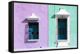 ¡Viva Mexico! Collection - Colors Houses in Campeche VI-Philippe Hugonnard-Framed Stretched Canvas