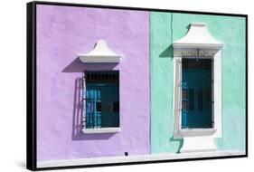 ¡Viva Mexico! Collection - Colors Houses in Campeche VI-Philippe Hugonnard-Framed Stretched Canvas