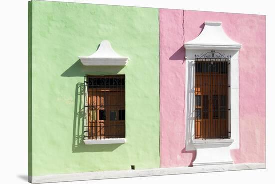 ¡Viva Mexico! Collection - Colors Houses in Campeche-Philippe Hugonnard-Stretched Canvas