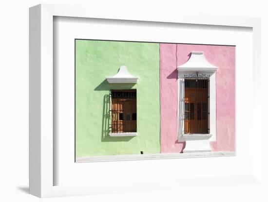 ¡Viva Mexico! Collection - Colors Houses in Campeche-Philippe Hugonnard-Framed Photographic Print