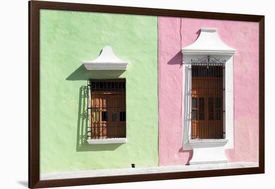 ¡Viva Mexico! Collection - Colors Houses in Campeche-Philippe Hugonnard-Framed Photographic Print