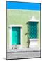 ¡Viva Mexico! Collection - Coral Green and Olive Facade - Campeche-Philippe Hugonnard-Mounted Photographic Print