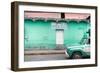 ¡Viva Mexico! Collection - Coral Green Truck-Philippe Hugonnard-Framed Photographic Print