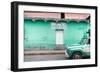 ¡Viva Mexico! Collection - Coral Green Truck-Philippe Hugonnard-Framed Photographic Print