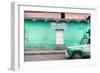 ¡Viva Mexico! Collection - Coral Green Truck-Philippe Hugonnard-Framed Photographic Print