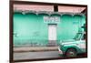 ¡Viva Mexico! Collection - Coral Green Truck-Philippe Hugonnard-Framed Photographic Print