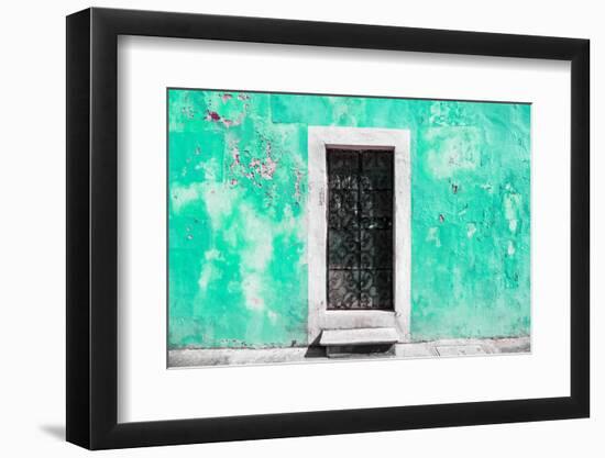 ¡Viva Mexico! Collection - Coral Green Wall of Silence-Philippe Hugonnard-Framed Photographic Print