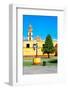 ¡Viva Mexico! Collection - Courtyard of a Church - Puebla-Philippe Hugonnard-Framed Photographic Print